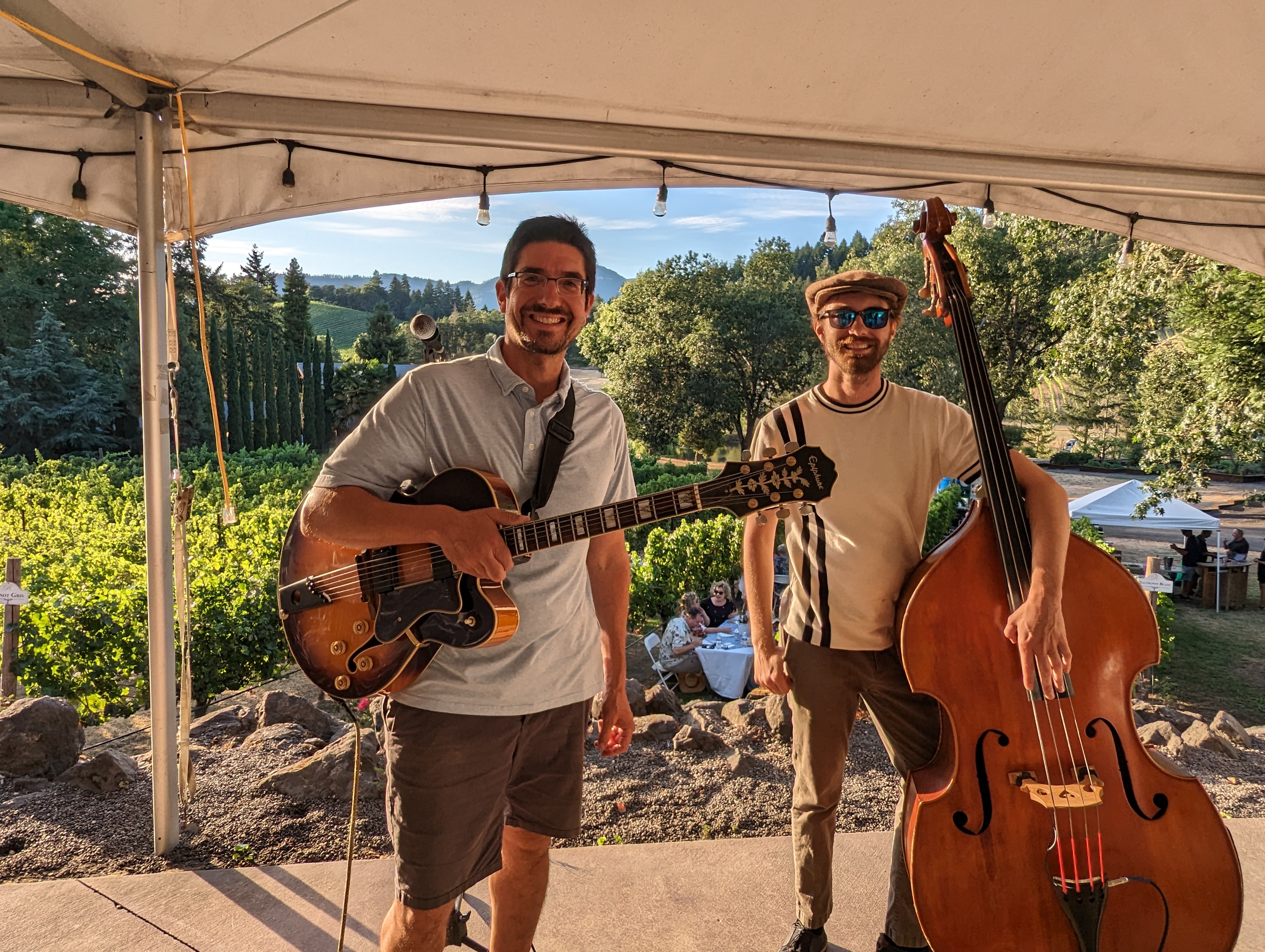 Jazz Musicians at Reustle Prayer Rock Vineyards